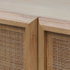 CDT8139-NI 1.8m Rattan Door Sideboard - Natural