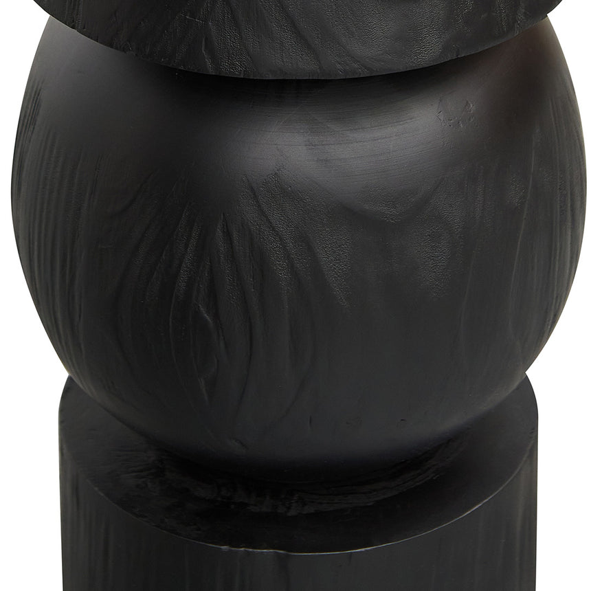 1.6m Console Table - Full Black - View 8