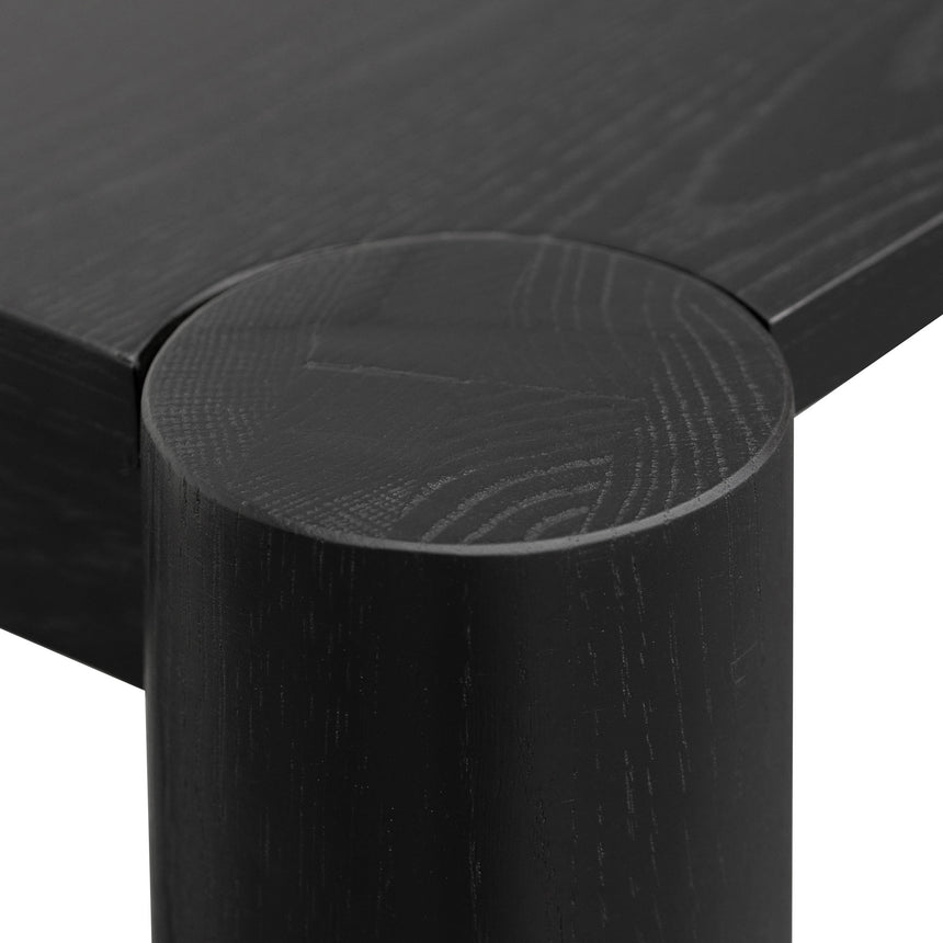 1.5m Console Table - Full Black - View 5