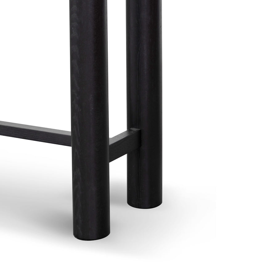 1.5m Console Table - Full Black - View 9