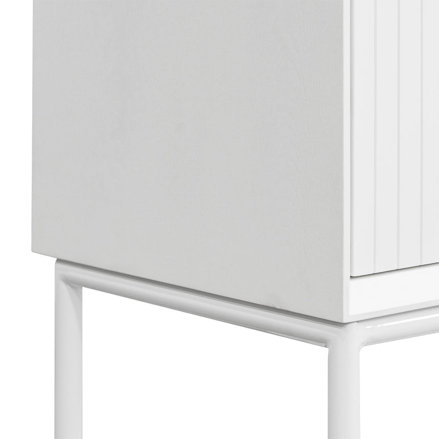 1.8m Console Table - White - View 11