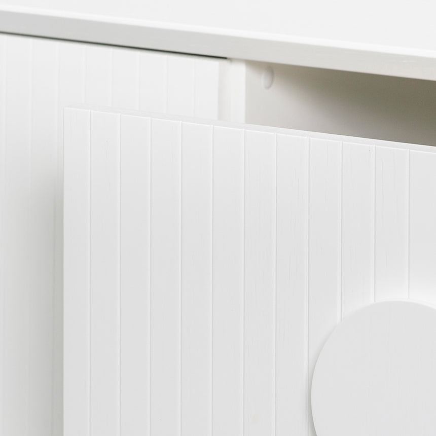 1.8m Console Table - White - View 8