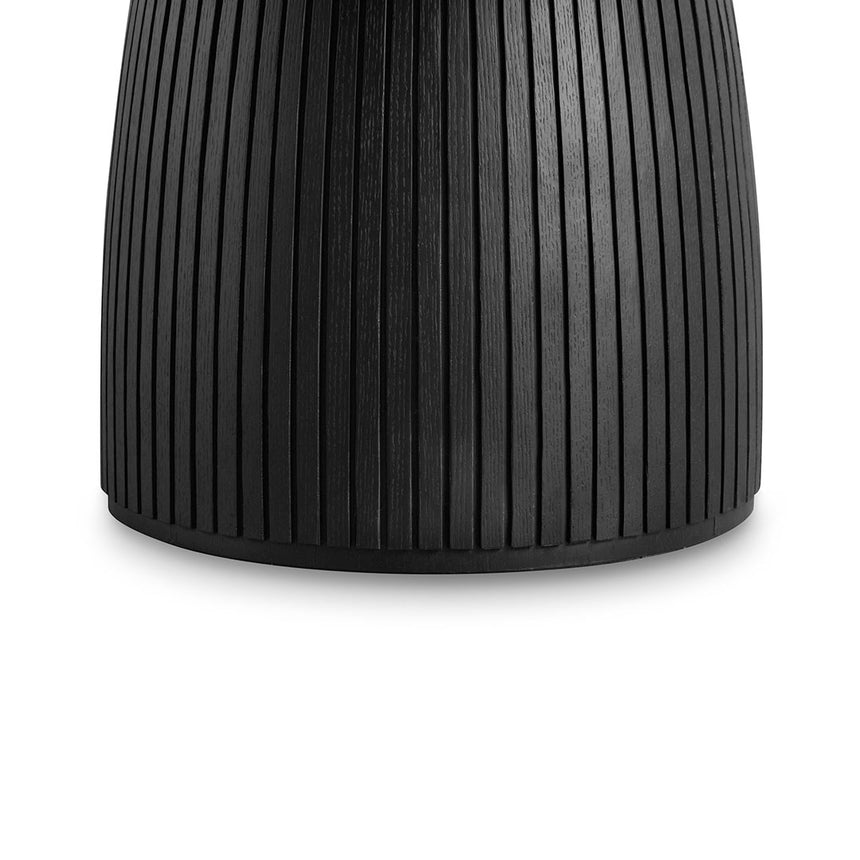 1.4m Round Dining Table - Full Black - View 2
