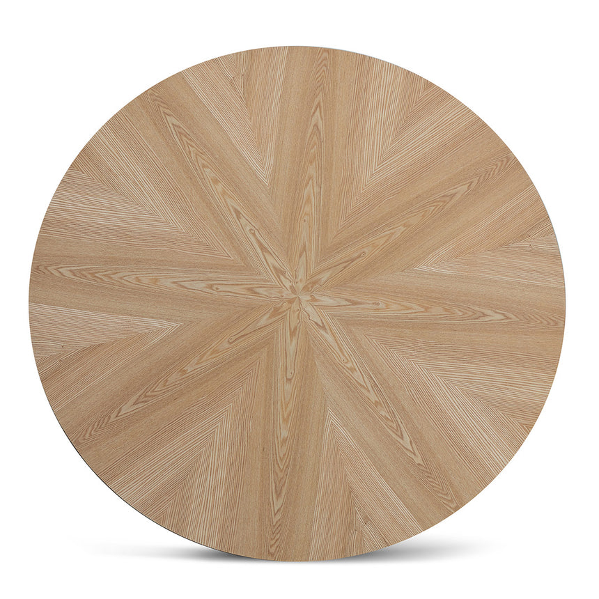 1.2m Round Dining Table - Natural - View 2