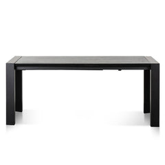 Ex Display - CDT8267-DW Extendable Wooden Dining Table - Black