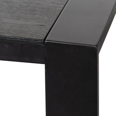 Ex Display - CDT8267-DW Extendable Wooden Dining Table - Black