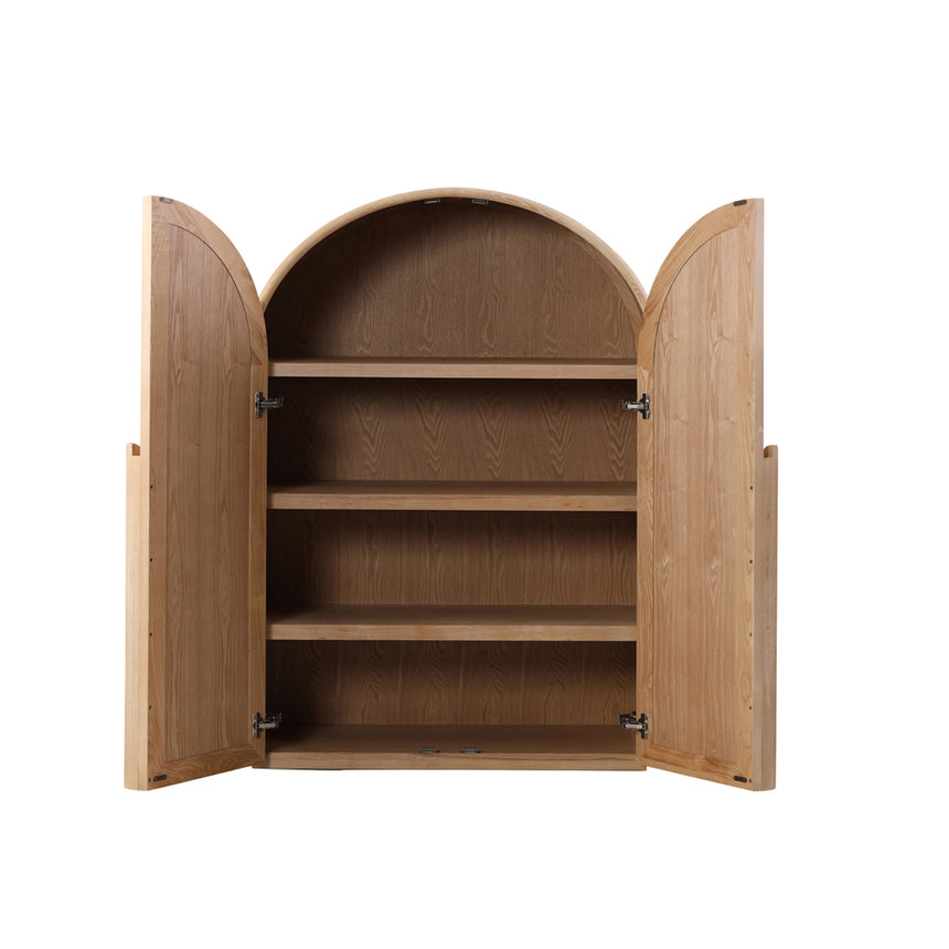Ash Curve Cabinet - Natural - View 3