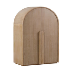 CDT8282-NI Ash Curve Cabinet - Natural