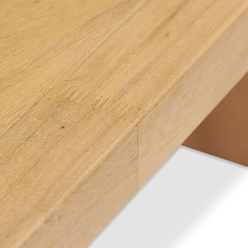 3m Elm Dining Table - Natural - View 6
