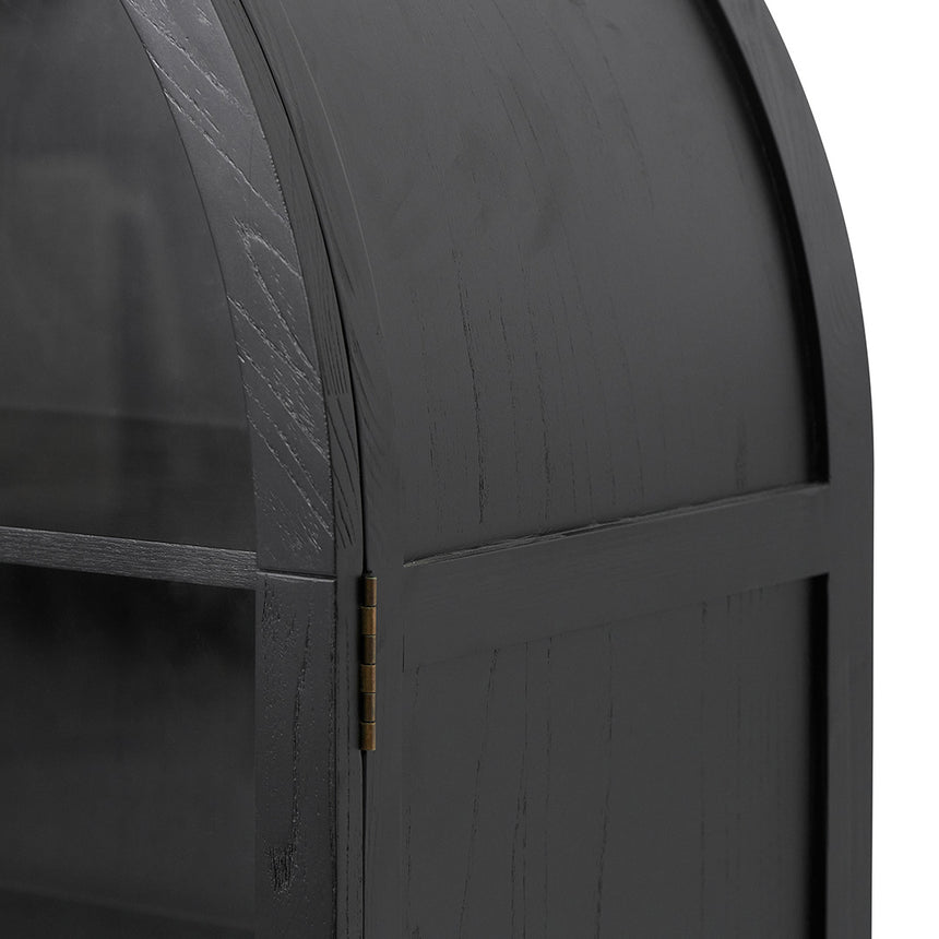 Glass Cabinet - Full Black - View 8