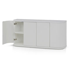 1.6M Veneer Top Buffet Unit | Full White | Myka Home