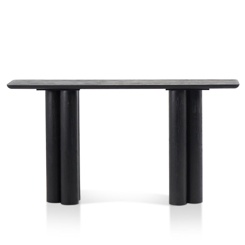 1.6m Console Table - Full Black - View 2