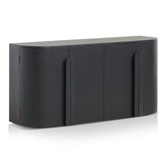 160cm Sideboard | Full Black | Myka Home