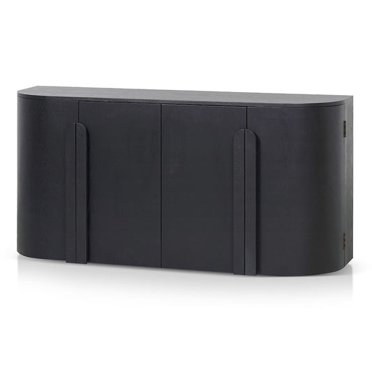 160cm Sideboard | Full Black | Myka Home
