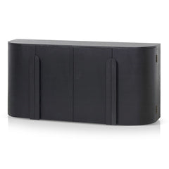 160cm Sideboard | Full Black | Myka Home