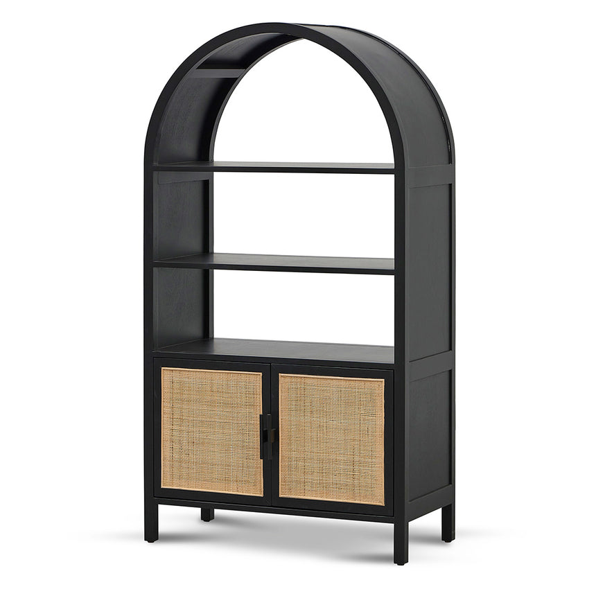 1.65m (H) Storage Cabinet - Full Black - View 3