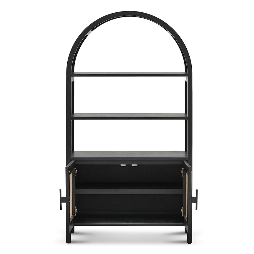 1.65m (H) Storage Cabinet - Full Black - View 6