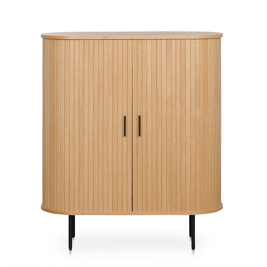 1.18 (H) Wooden Storage Cabinet - Natural - View 2