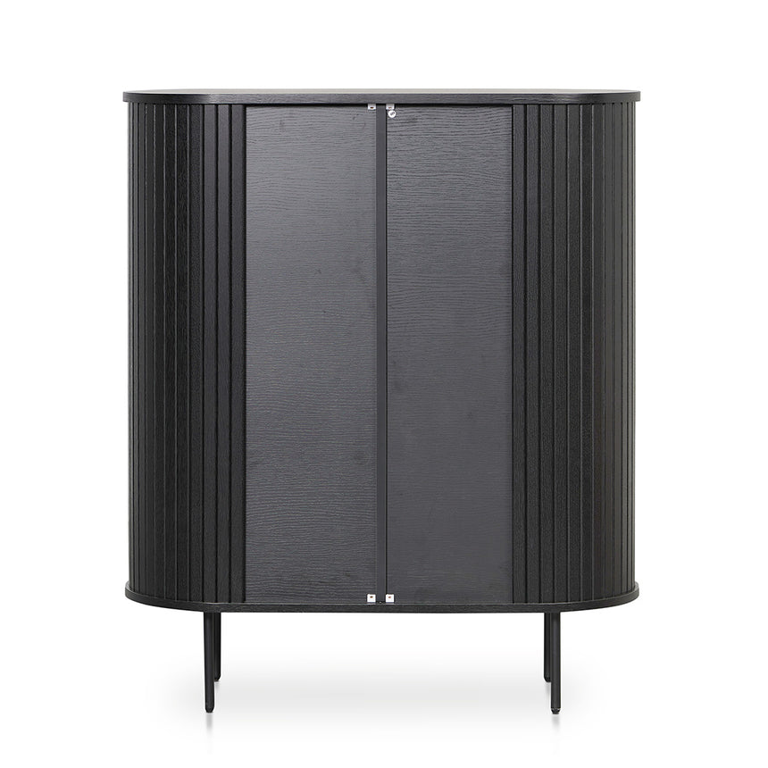 1.18 (H) Wooden Storage Cabinet - Full Black - View 8