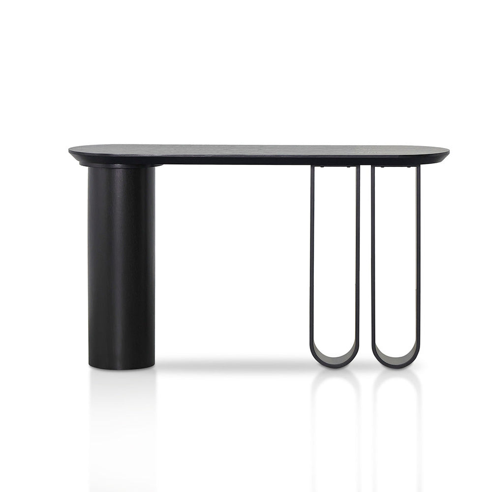 1.4m Console Table - Full Black - View 2