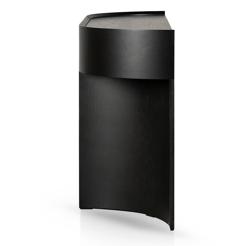 1.5m Console Table - Textured Espresso Black - View 4