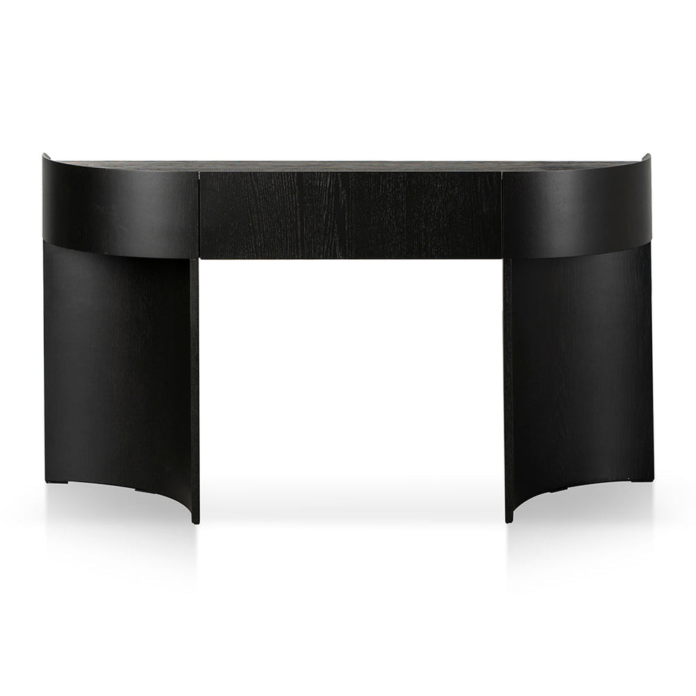 1.5m Console Table - Textured Espresso Black - View 2