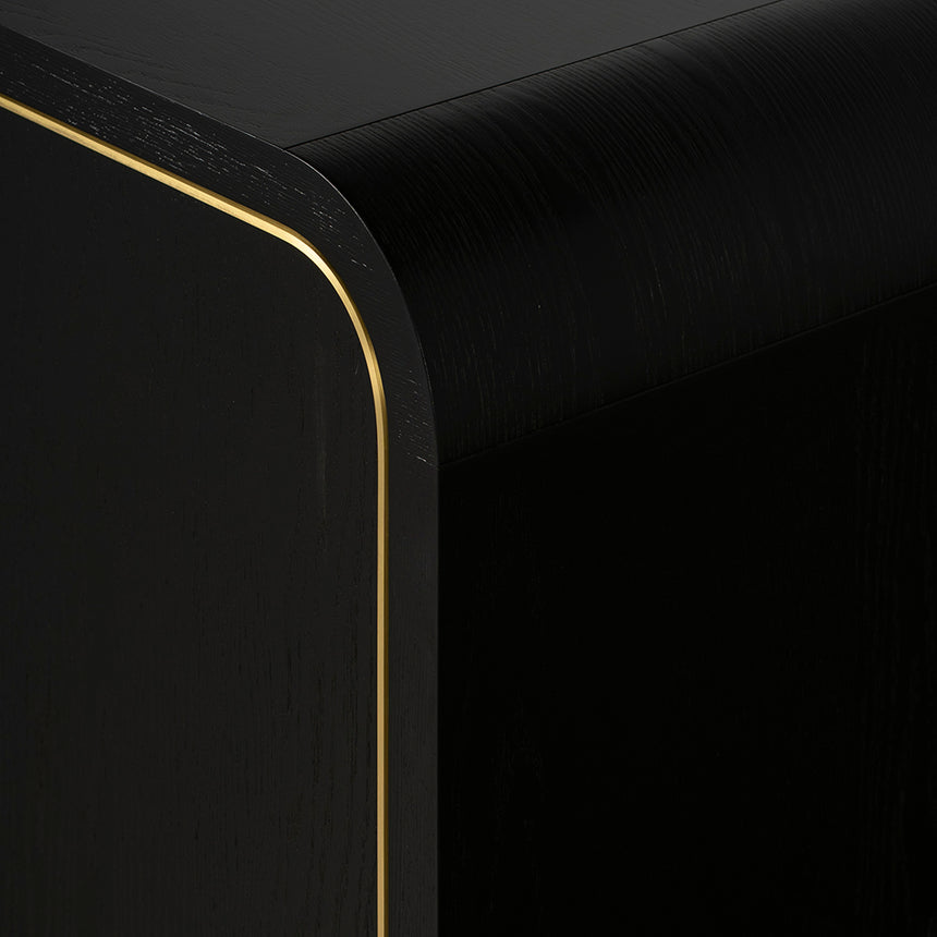 2m Buffet Unit - Textured Espresso Black - View 8