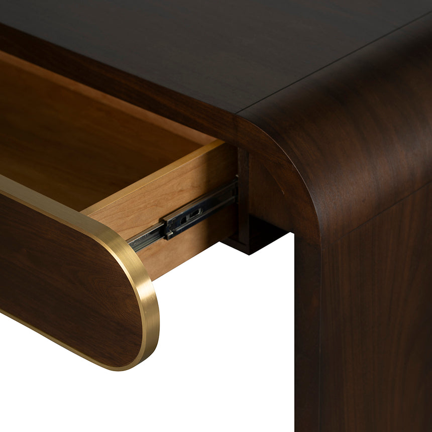 1.5m Console Table - Walnut - View 11