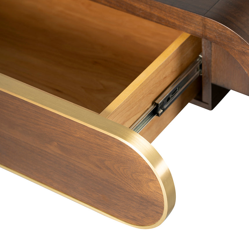 1.5m Console Table - Walnut - View 12