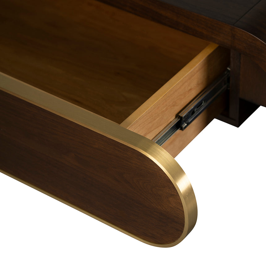 1.5m Console Table - Walnut - View 13