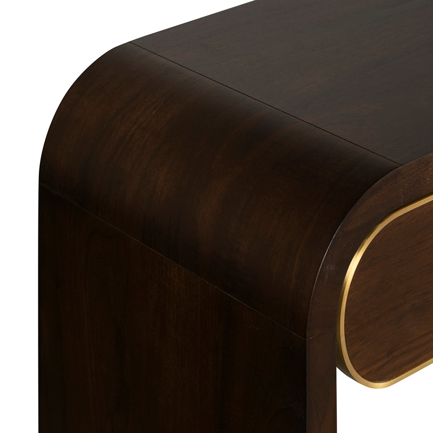 1.5m Console Table - Walnut - View 8