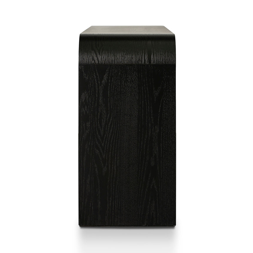 1.5m Console Table - Textured Espresso Black - View 6
