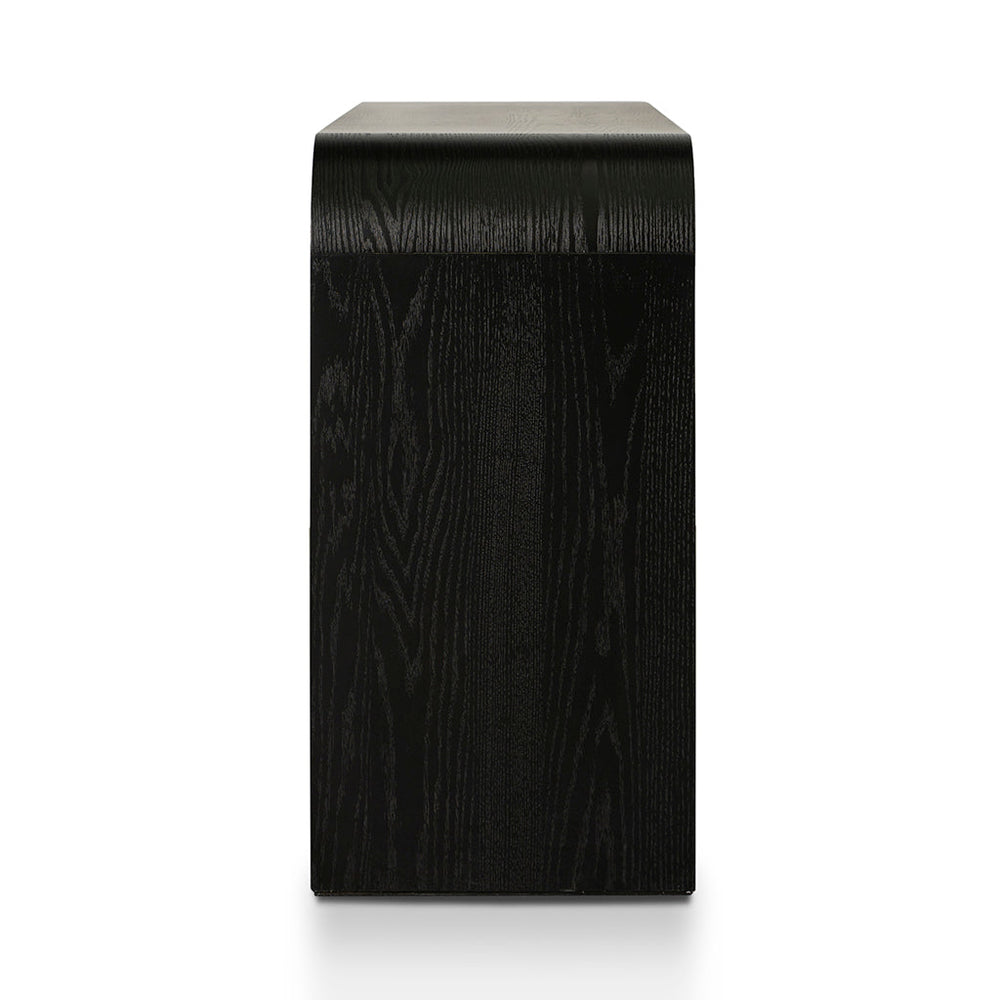 1.5m Console Table - Textured Espresso Black - View 6