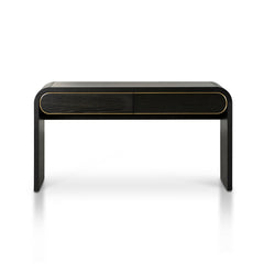 1.5m Console Table - Textured Espresso Black - View 2