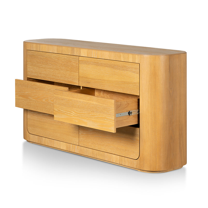 1.6m Dresser Unit - Dusty Oak - View 5