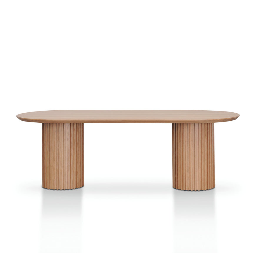 2.4m Dining Table - Natural - View 2