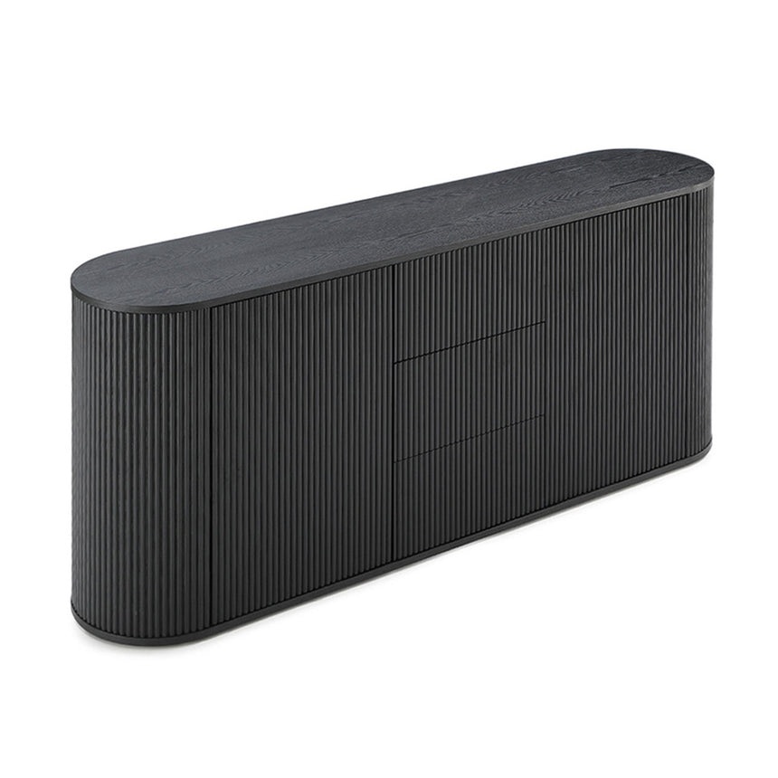 1.8m Sideboard Unit - Black - View 4
