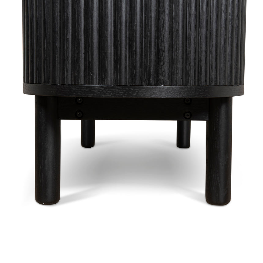 1.2m Sideboard Unit - Full Black - View 10