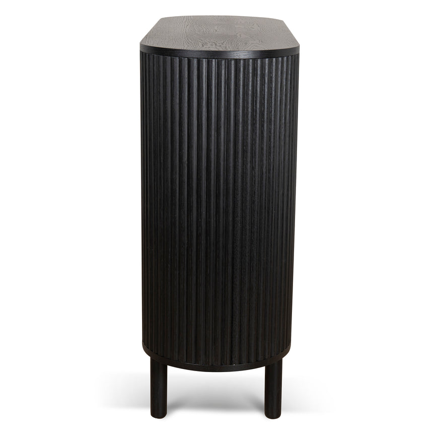 1.2m Sideboard Unit - Full Black - View 11