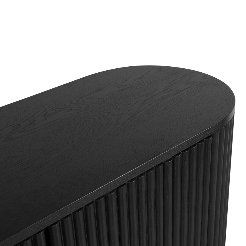 1.2m Sideboard Unit - Full Black - View 13