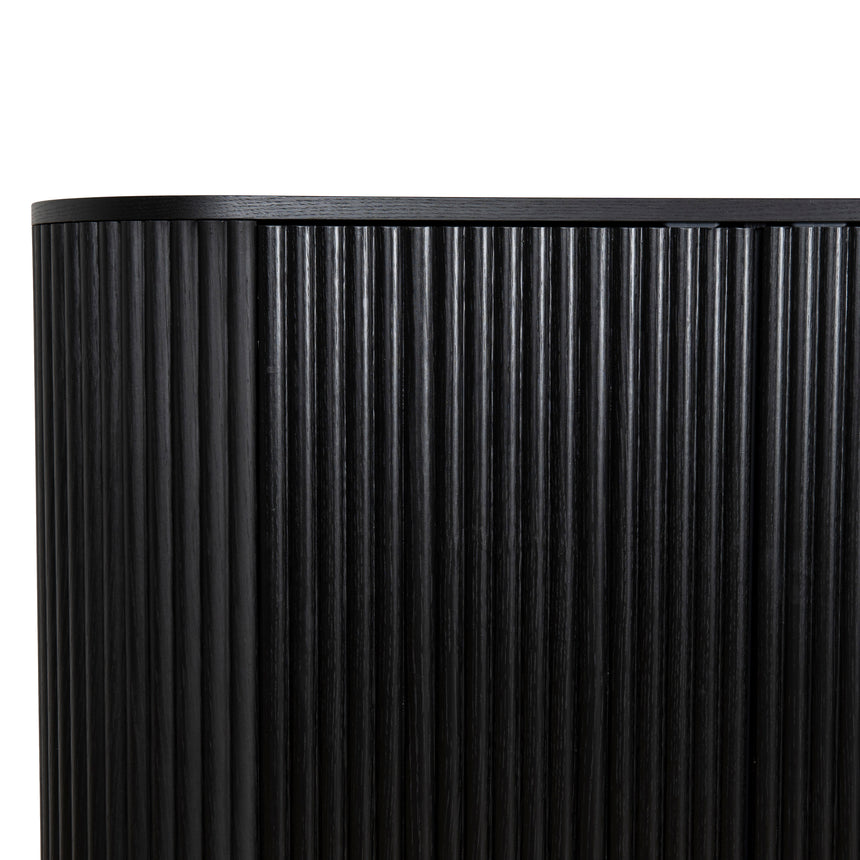 1.2m Sideboard Unit - Full Black - View 6