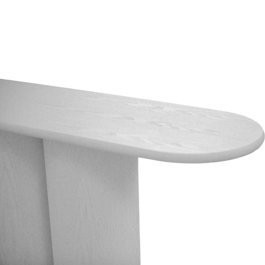 1.7m Console Table - Full White - View 7