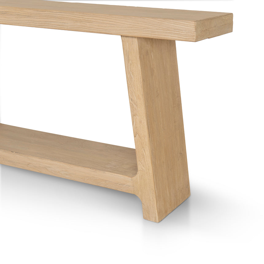 1.52m Elm Console Table - Natural - View 12