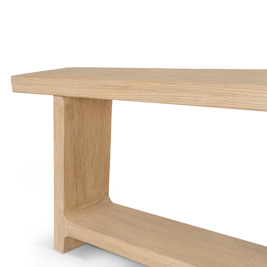 1.52m Elm Console Table - Natural - View 13