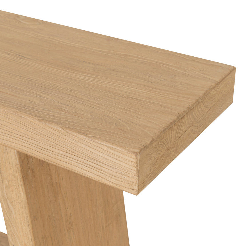 1.52m Elm Console Table - Natural - View 4