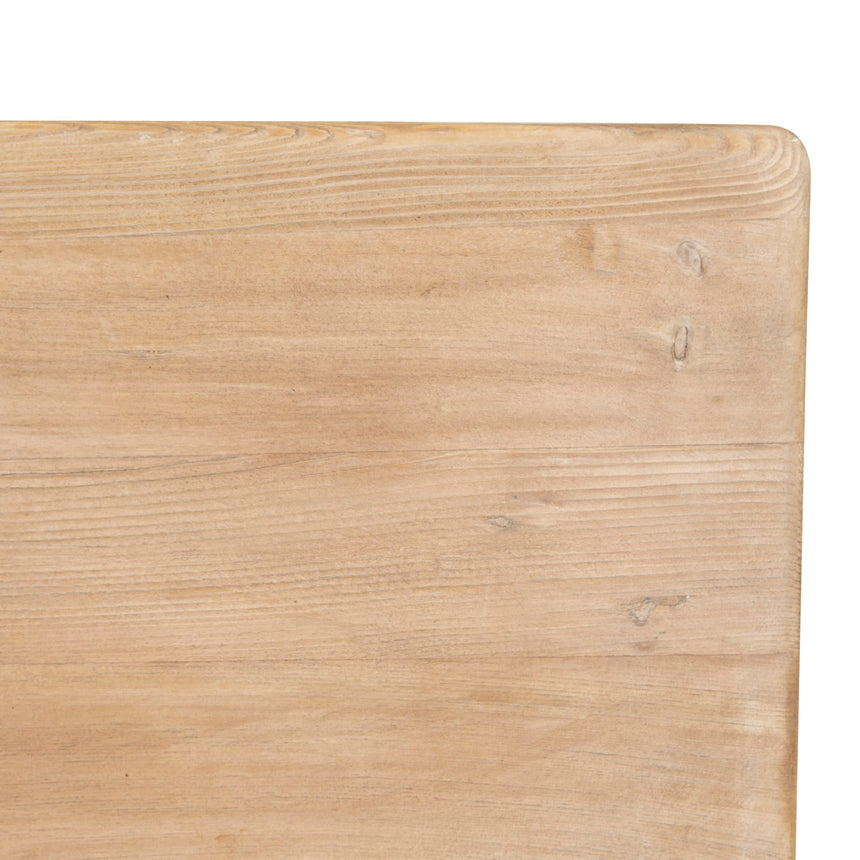 2.44m Elm Dining Table - Natural - View 17