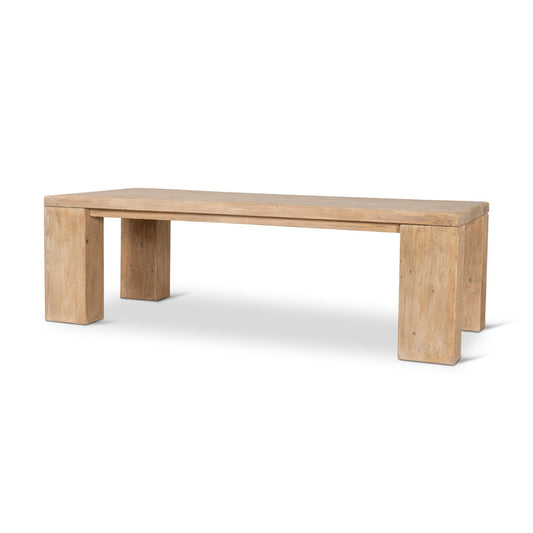 CDT8650-NA 2.44m Elm Dining Table - Natural