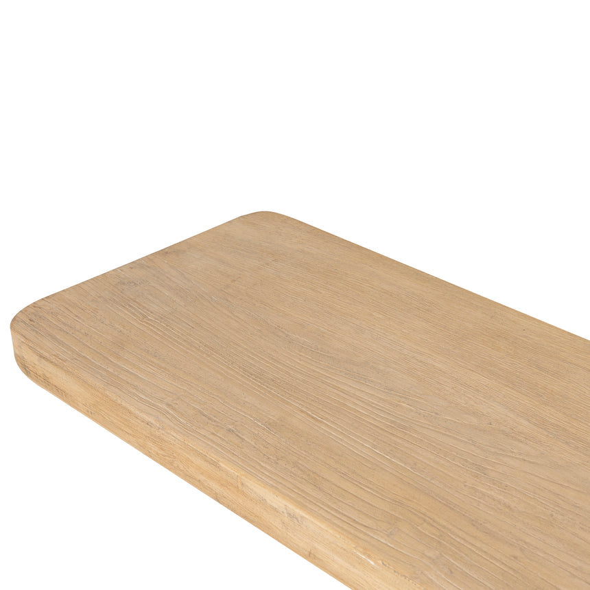 1.8m Elm Console Table - Natural - View 6