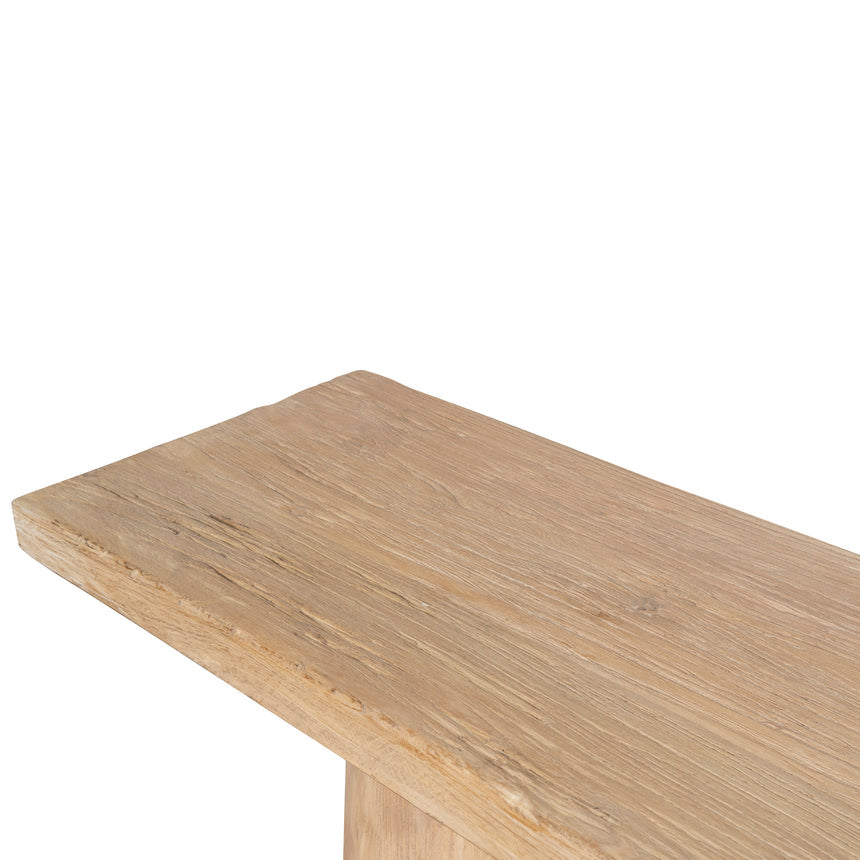 1.83m Elm Console Table - Natural - View 6