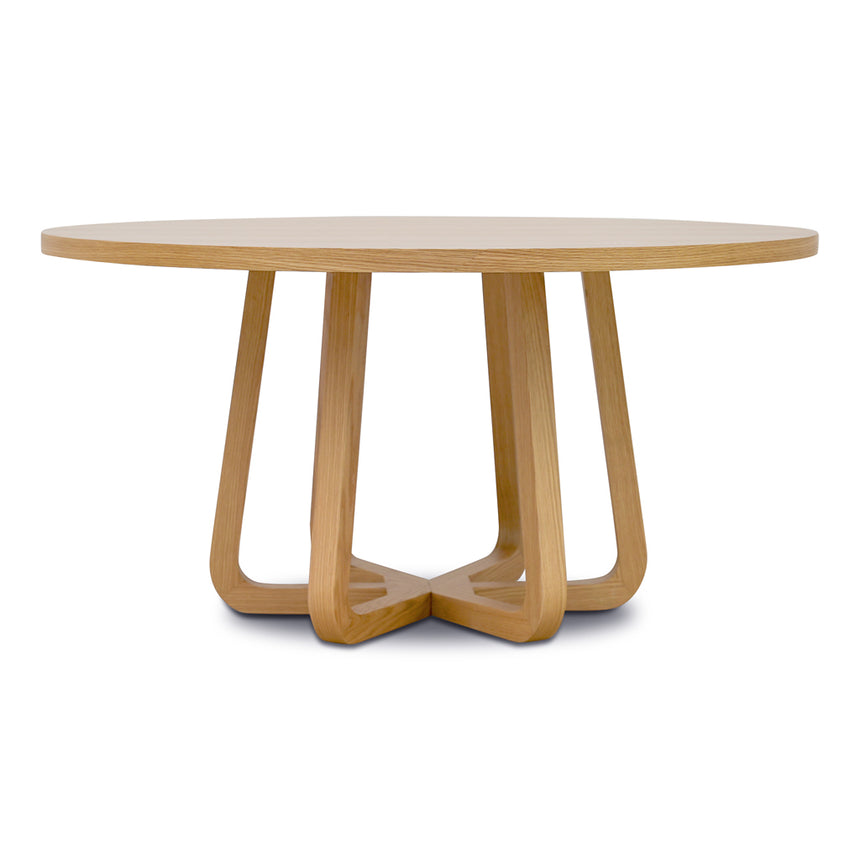 1.5m Round Dining Table - Natural - View 3